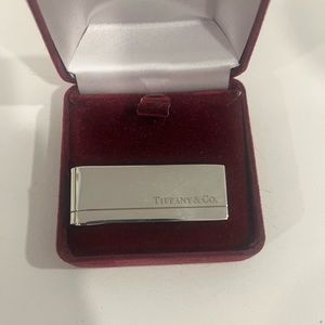 Vintage Tiffany & Co. authentic stamped sterling silver money clip. GUC.